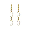 Eyelet Chain Dangle Earrings-La Vie Parisienne-Swag Designer Jewelry