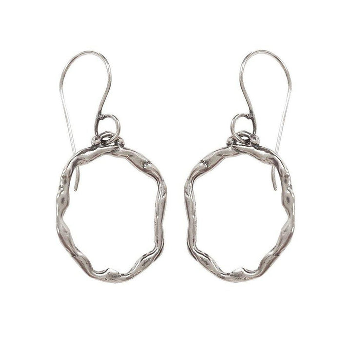 Free Form Hoop Earrings-Waxing Poetic-Swag Designer Jewelry