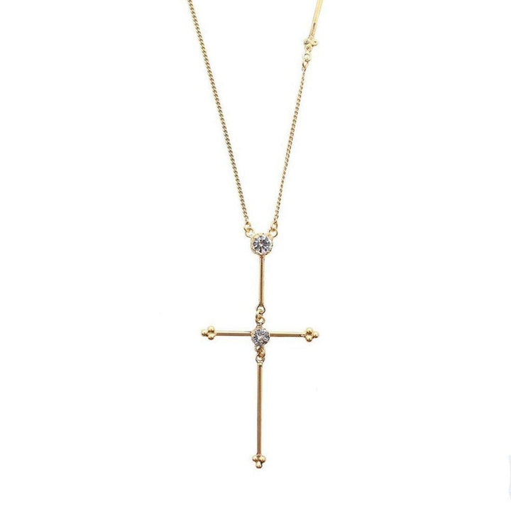 Garland Cross Necklace-Virgins Saints and Angels-Swag Designer Jewelry