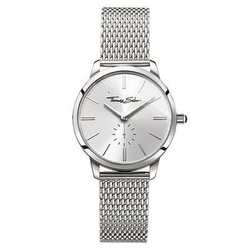 Glam Spirit Mesh silver watch with a mesh band, Thomas Sabo.
