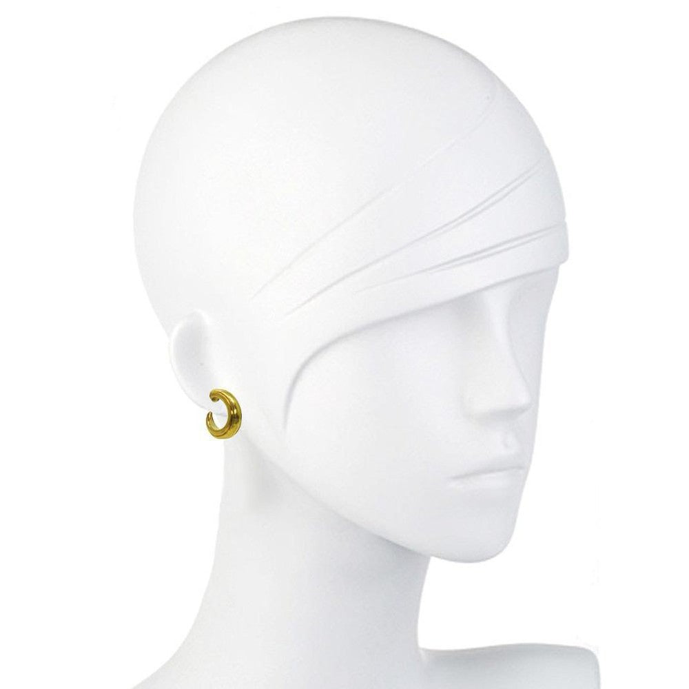 Gold Clip Earrings-Vaubel Designs-Swag Designer Jewelry