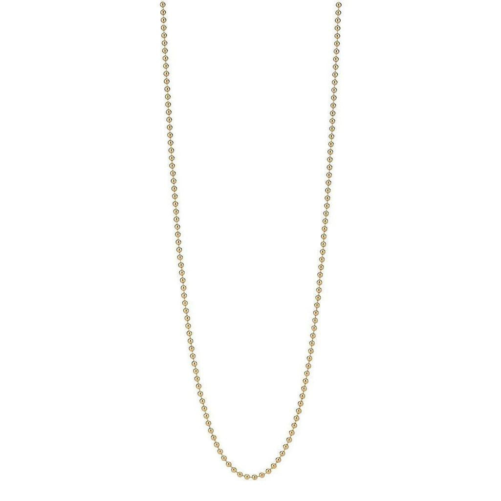 Gold Vermeil Beaded Chain necklace
