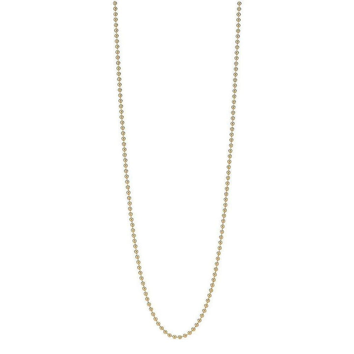 Gold Vermeil Beaded Chain necklace
