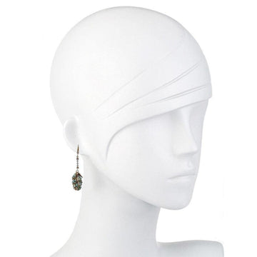 Green Crystal Earrings-Theia Jewelry-Swag Designer Jewelry