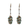Green Crystal Earrings-Theia Jewelry-Swag Designer Jewelry