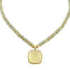 Grey Sapphire and Lemon Quartz Necklace-Vasant-Swag Designer Jewelry