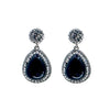 Hematite Crystal Earrings-Theia Jewelry-Swag Designer Jewelry