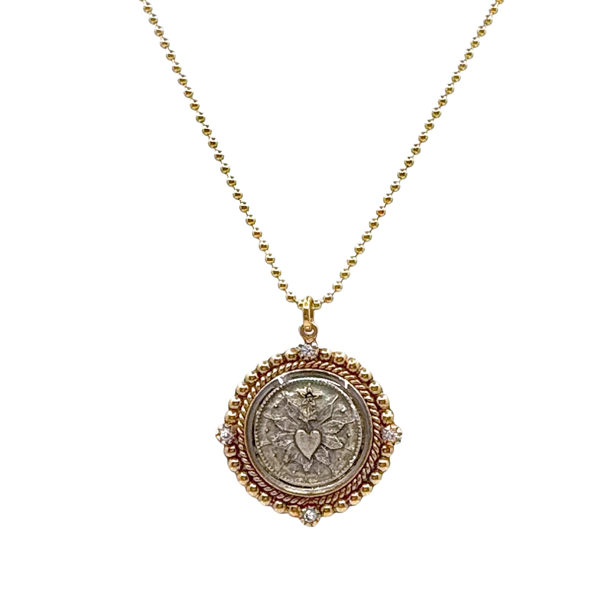 Amore Charm in Gold-Virgins Saints and Angels-Swag Designer Jewelry