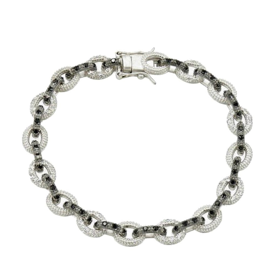 Industrial Finish Small Link Bracelet-Freida Rothman-Swag Designer Jewelry