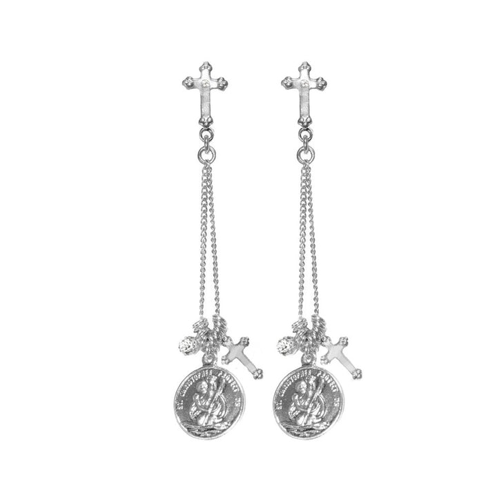 Justice Earrings-Virgins Saints and Angels-Swag Designer Jewelry