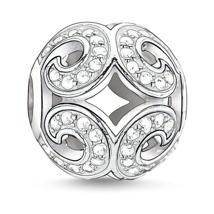 Karma Bead Glittering Wave-Thomas Sabo-Swag Designer Jewelry