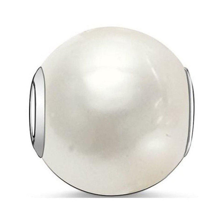 Karma Bead White Pearl-Thomas Sabo-Swag Designer Jewelry