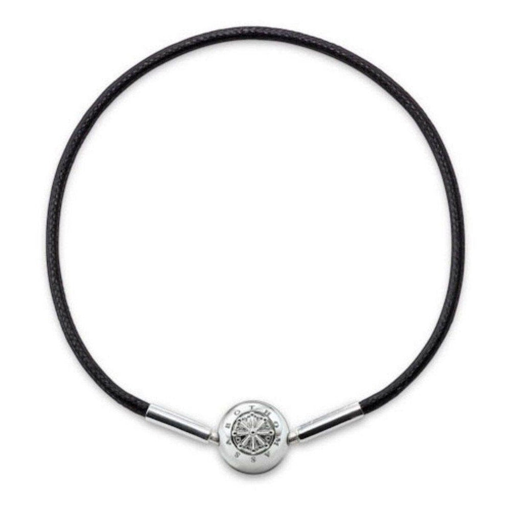 Karma Leather Bracelet-Thomas Sabo-Swag Designer Jewelry