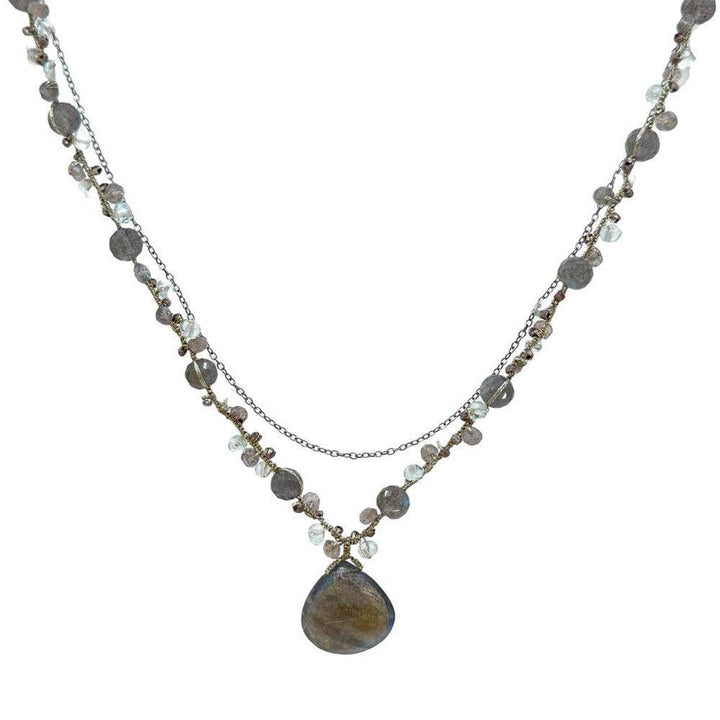 Labradorite Necklace-Danielle Welmond-Swag Designer Jewelry