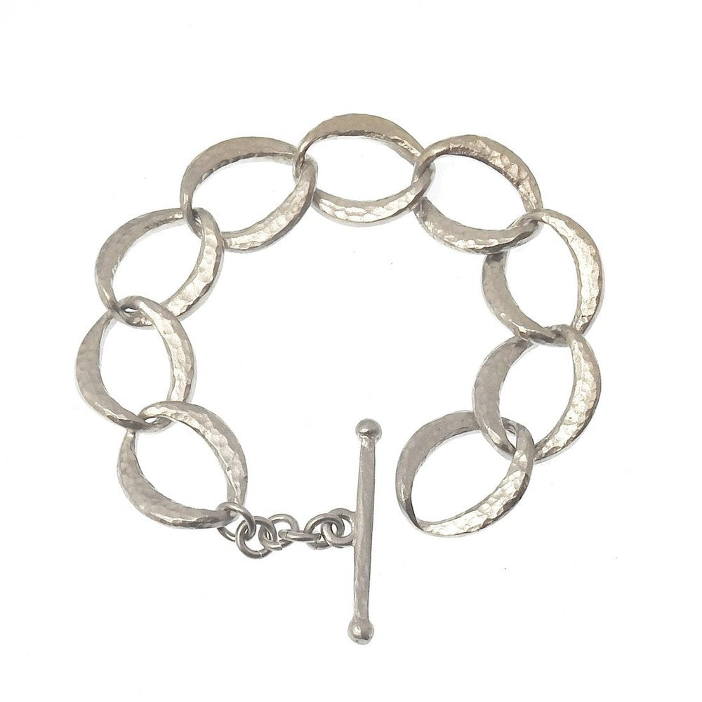 Link Bracelet in Silver-Evelyn Knight-Swag Designer Jewelry