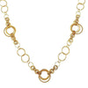 Long Round Gold Link Necklace-Jose Maria Barrera-Swag Designer Jewelry