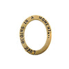 Gold "Love Begins In A Moment" pendant charm
