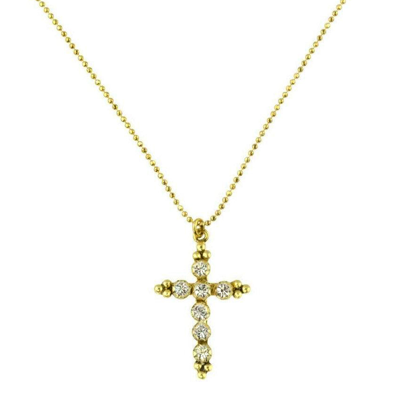 Madonna Cross Necklace-Virgins Saints and Angels-Swag Designer Jewelry