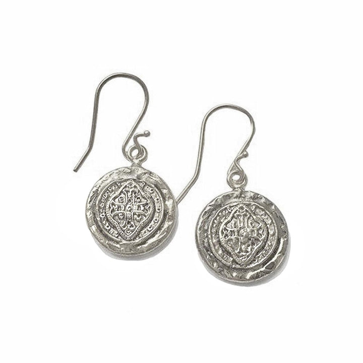 Mini Cathedral Hook Earrings-Virgins Saints and Angels-Swag Designer Jewelry