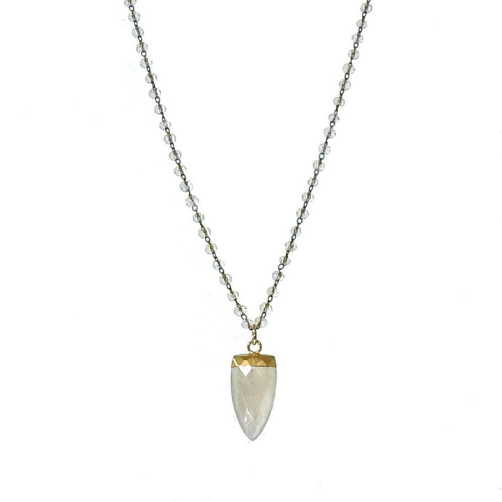 Moonstone Tooth Pendant-Andrea Barnett-Swag Designer Jewelry