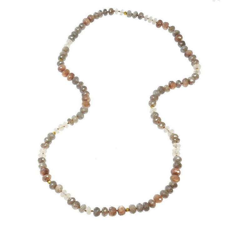 Moonstone and Silverite Necklace-Lena Skadesgard-Swag Designer Jewelry