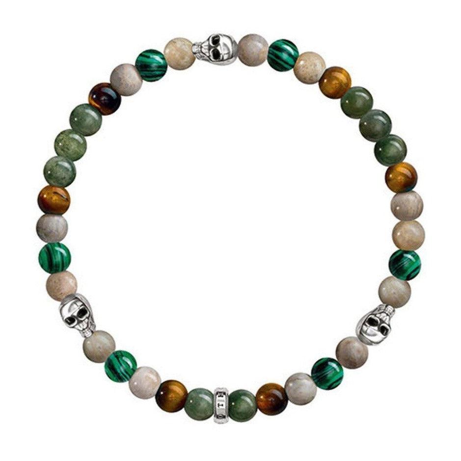 Multi Jade Beaded Bracelet-Thomas Sabo-Swag Designer Jewelry