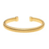 Gold Janis Savitt Narrow Single Open Back Cobra Bracelet
