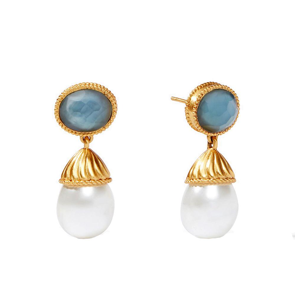 Olympia Pearl Drop Earring-Julie Vos-Swag Designer Jewelry