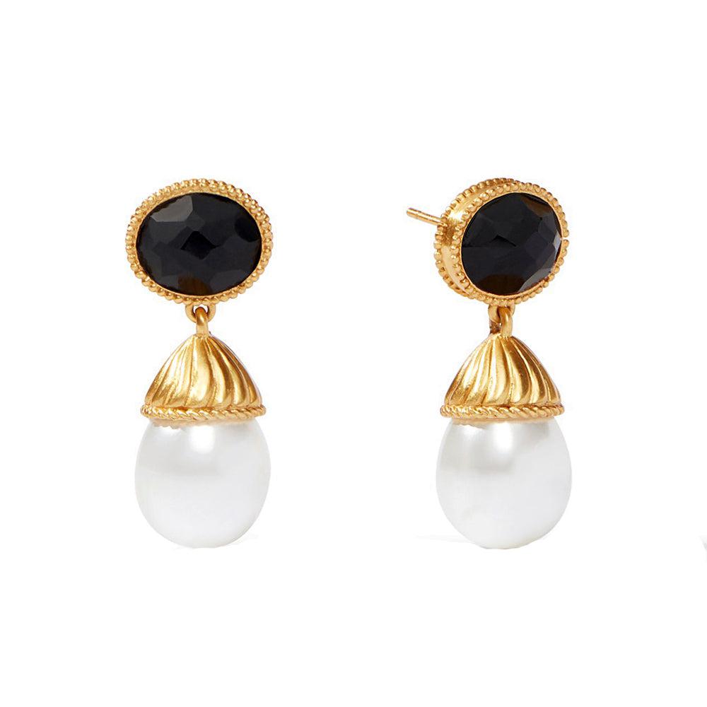 Olympia Pearl Drop Earring-Julie Vos-Swag Designer Jewelry