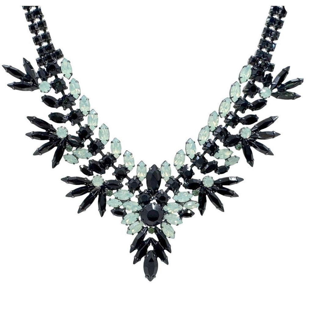 Opal and Amethyst Necklace-Elizabeth Cole-Swag Designer Jewelry