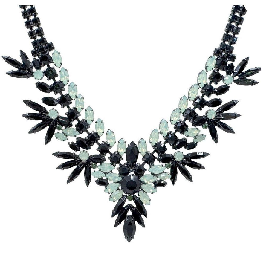 Opal and Amethyst Necklace-Elizabeth Cole-Swag Designer Jewelry