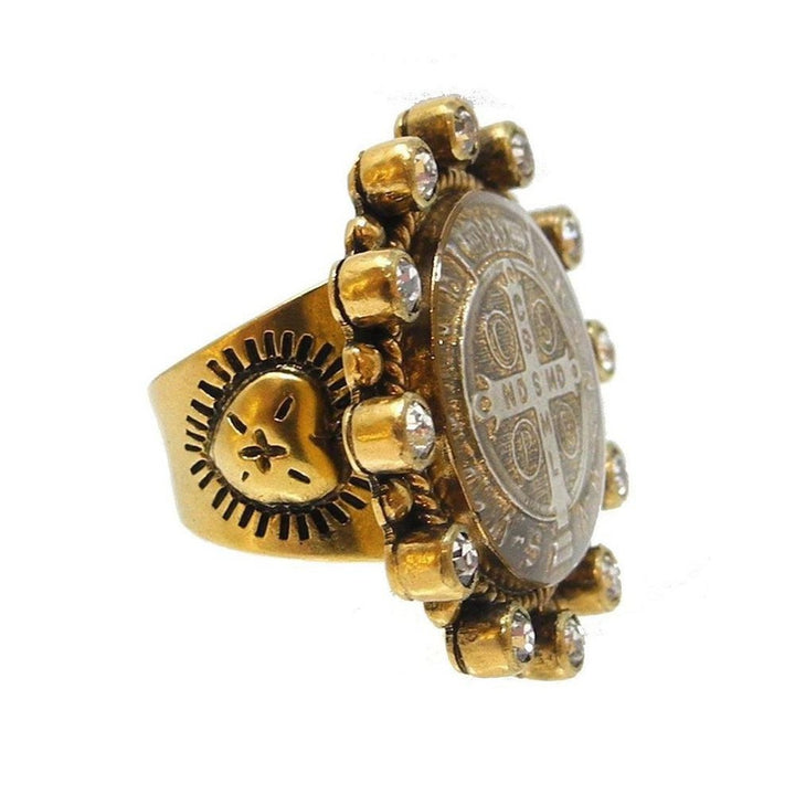 Original San Benito Grande Ring-Virgins Saints and Angels-Swag Designer Jewelry