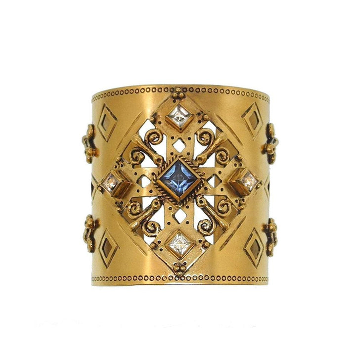 Paloma Cross Cuff Gold-Virgins Saints and Angels-Swag Designer Jewelry