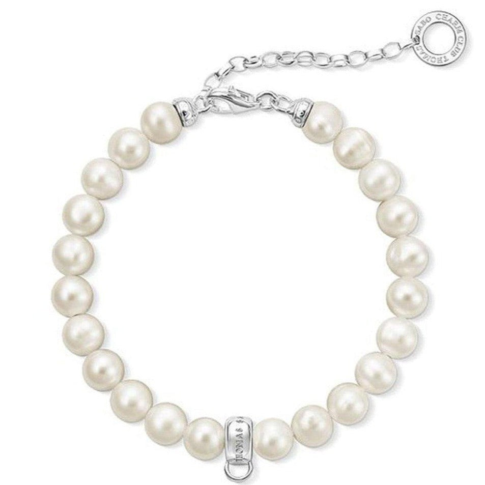 Pearl Charm Carrier Bracelet-THOMAS SABO-Swag Designer Jewelry