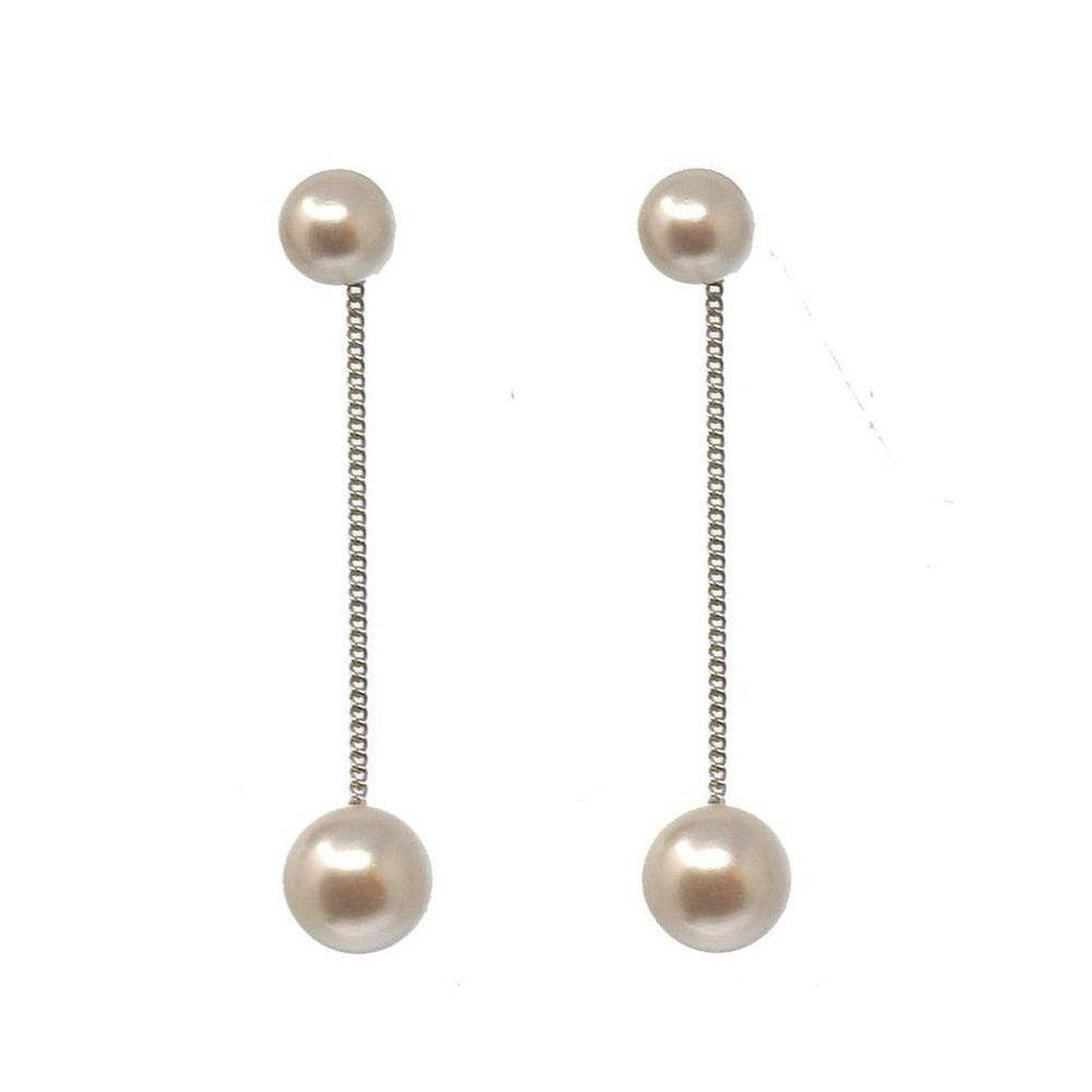 Pearl Drop Earrings-Swag Designer Jewelry-Swag Designer Jewelry