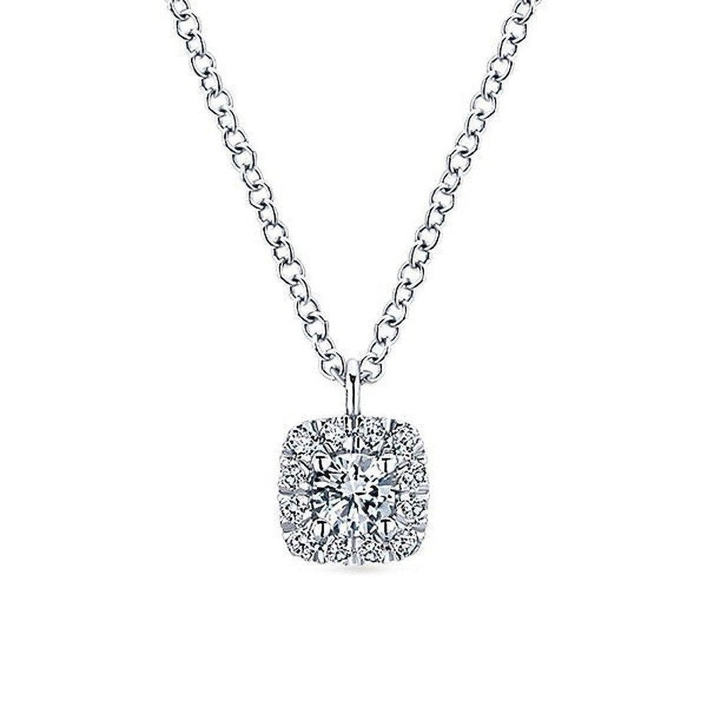 Petite Diamond Pendant-Gabriel & Co-Swag Designer Jewelry