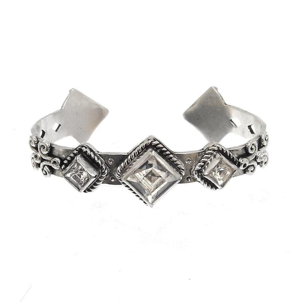 Petite Paloma Cuff Silver-Virgins Saints and Angels-Swag Designer Jewelry