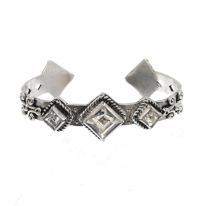 Petite Paloma Cuff Silver-Virgins Saints and Angels-Swag Designer Jewelry