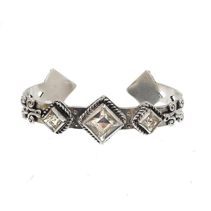 Petite Paloma Cuff Silver-Virgins Saints and Angels-Swag Designer Jewelry
