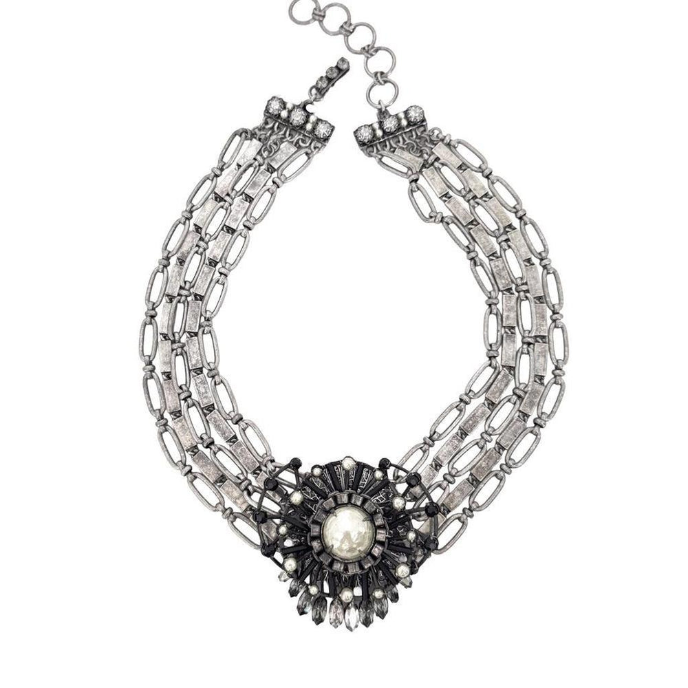Pinwheel Necklace-Miriam Haskell-Swag Designer Jewelry