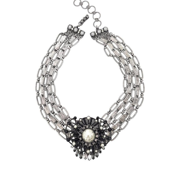 Pinwheel Necklace-Miriam Haskell-Swag Designer Jewelry