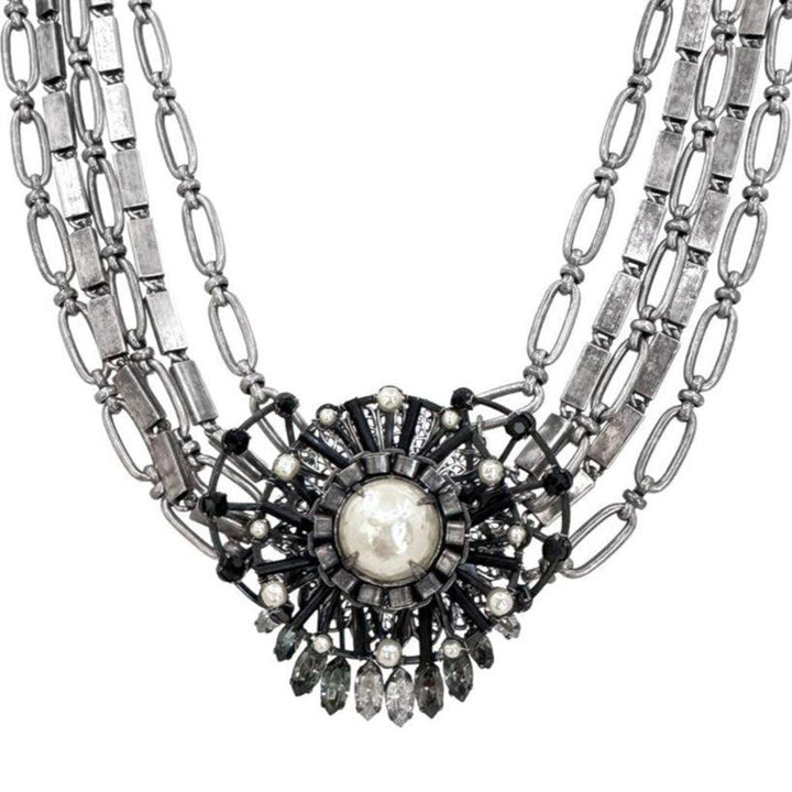 Pinwheel Necklace-Miriam Haskell-Swag Designer Jewelry