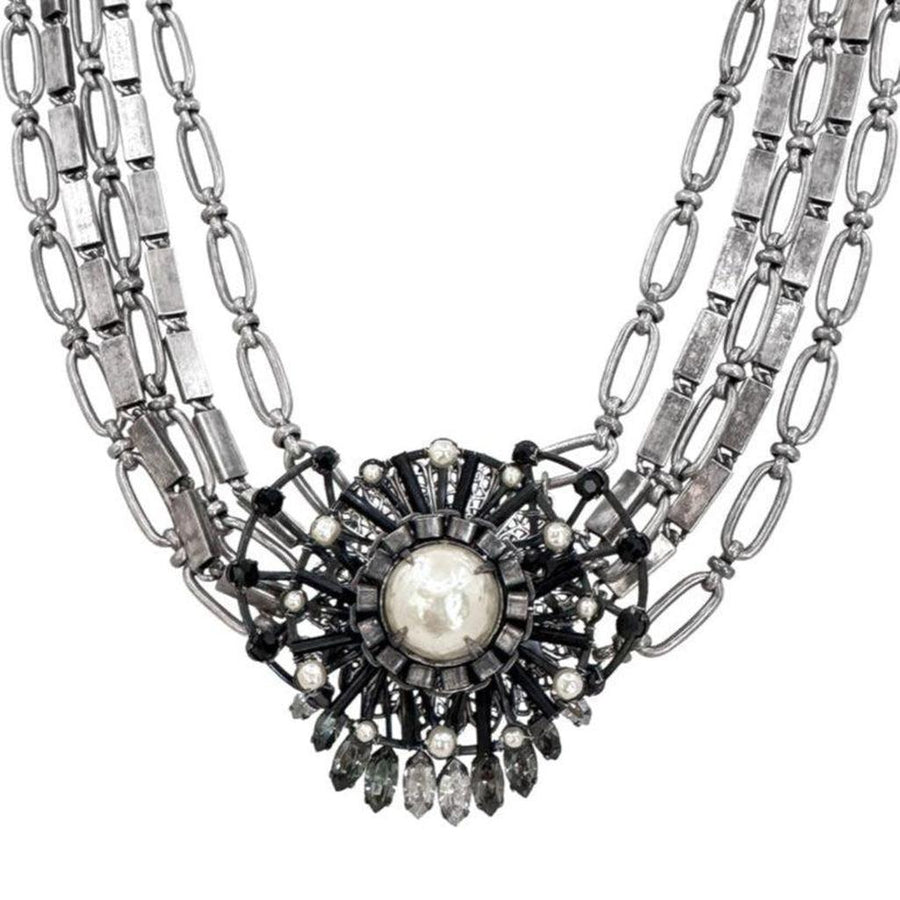 Pinwheel Necklace-Miriam Haskell-Swag Designer Jewelry