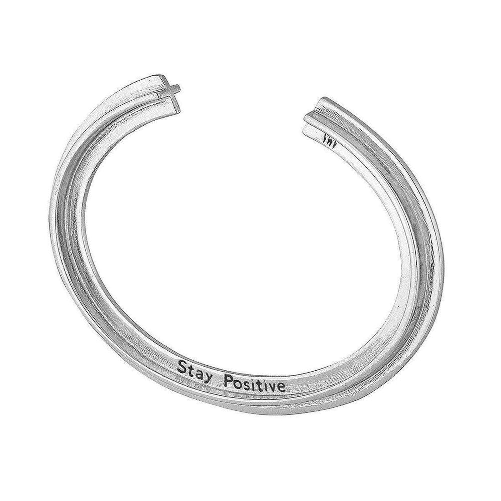 Plus Sign Stay Positive Bracelet-Women Warriors-Swag Designer Jewelry