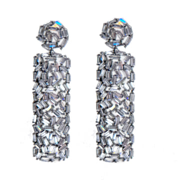 Rectangular Drop Earrings-Theia Jewelry-Swag Designer Jewelry