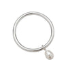 Round Bangle with Pearl Charm-Simon Sebbag-Swag Designer Jewelry