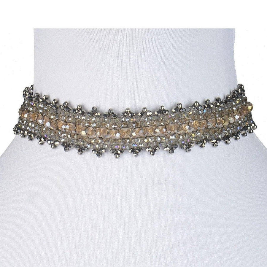 Sabine Woven Choker-Millianna-Swag Designer Jewelry