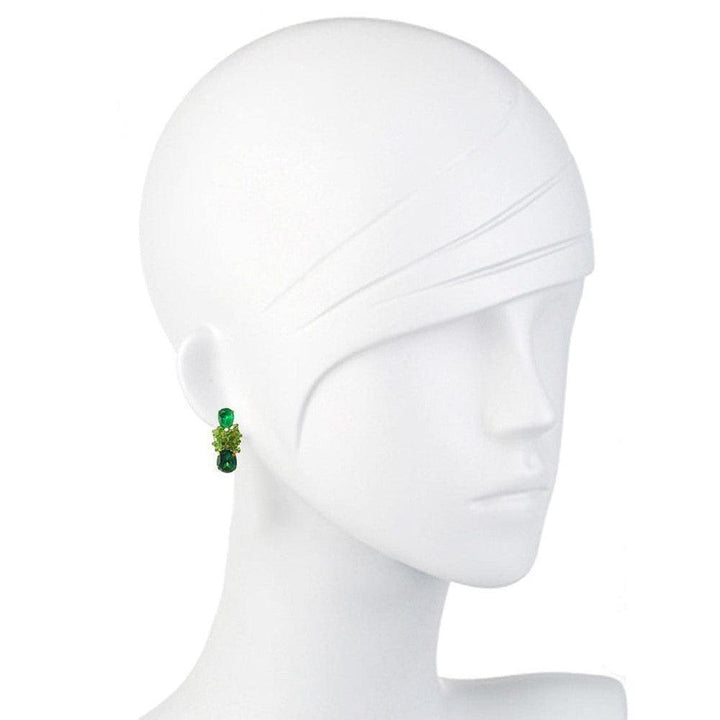 Safari Green Earrings-Erickson Beamon-Swag Designer Jewelry