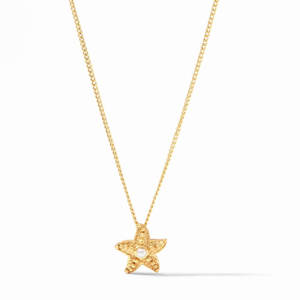 Sanibel Starfish Delicate Charm Necklace-Julie Vos-Swag Designer Jewelry