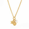 Sanibel Trio Charm Necklace-Julie Vos-Swag Designer Jewelry